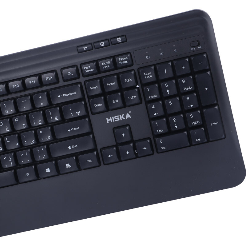 کیبورد و موس بی سیم هیسکا H-MK25