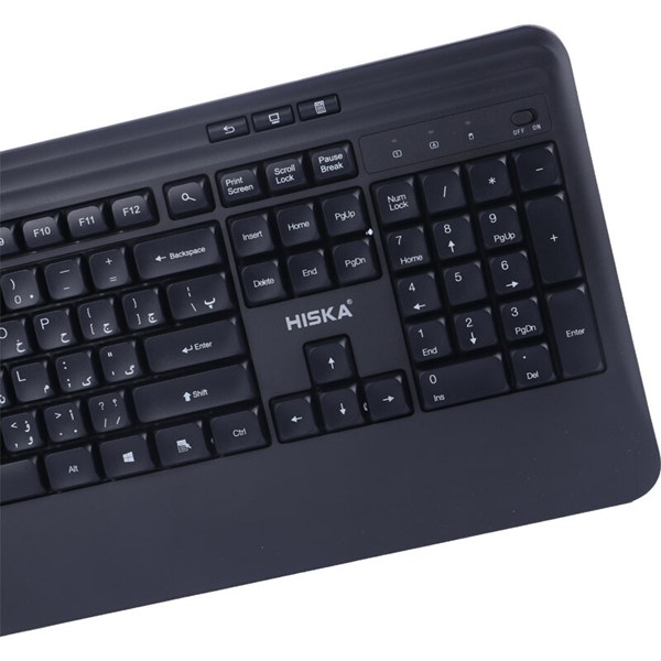 کیبورد و موس بی سیم هیسکا H-MK25