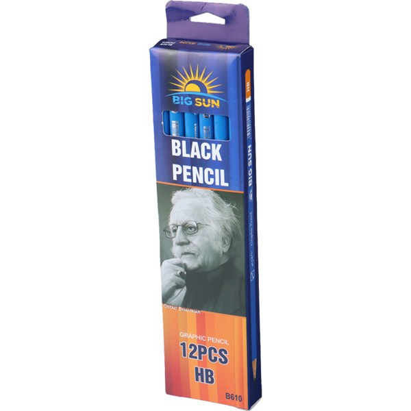 مداد مشکی طرح مشاهیر ایران بیگ سان Big Sun B610