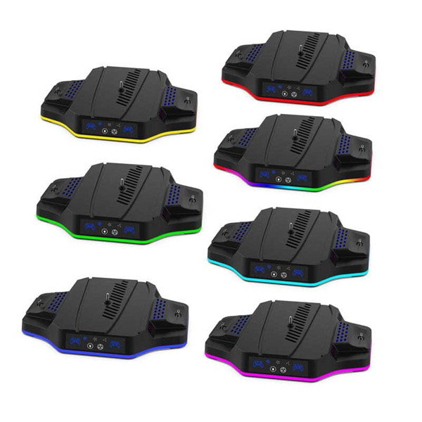 خنک کننده و شارژر دسته PS5 Slim/PS5 Pro دابی TP5-3583
