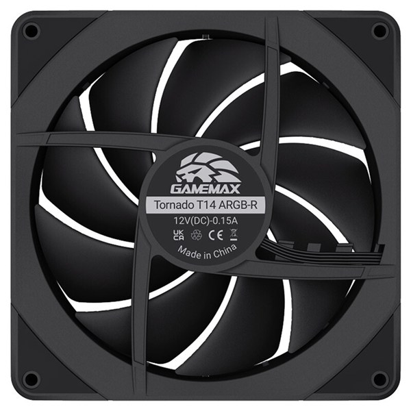 فن کیس گیم مکس Tornado T12 ARGB-R سایز 120 میلی متری