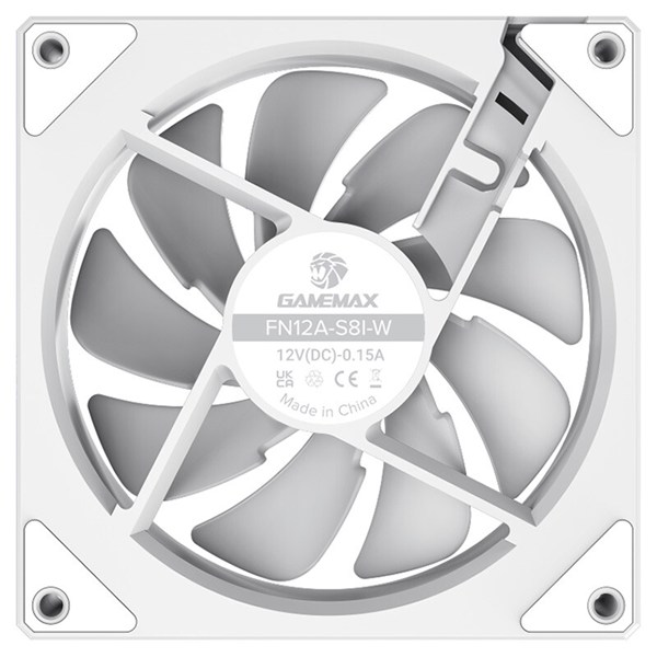 فن کیس گیم مکس FN12A-S8I-W سایز 120 میلی متری