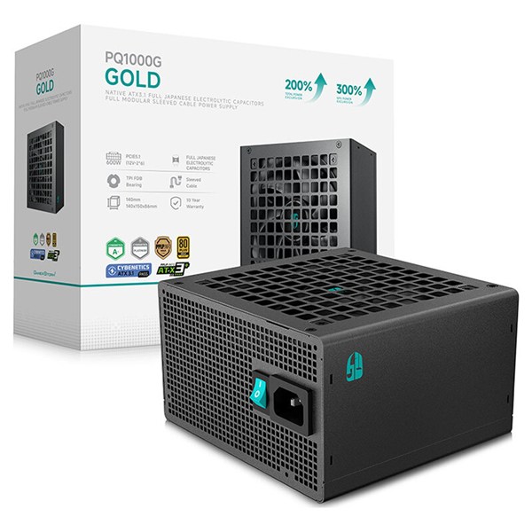 پاور ماژولار 1000 وات دیپ کول Gamer Storm PQ1000G Gold