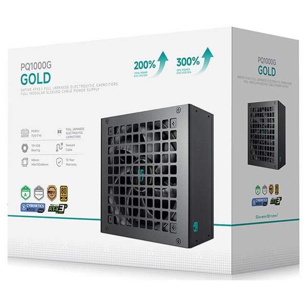 پاور ماژولار 1000 وات دیپ کول Gamer Storm PQ1000G Gold