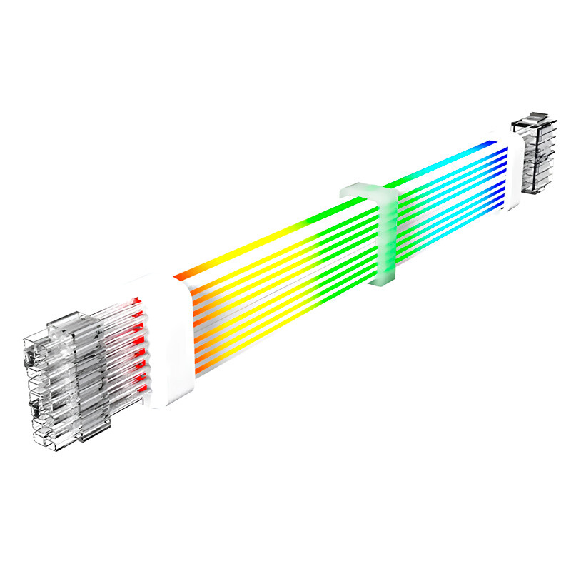 کابل اسلیو 2x8 پین VGA/CPU گیم مکس White