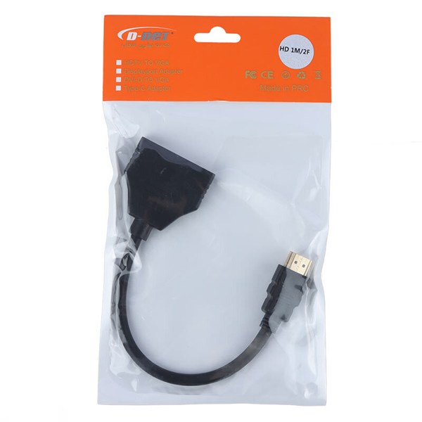 تبدیل 1 به 2 HDMI دی نت