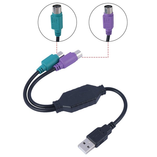 کابل تبدیل PS2 به USB