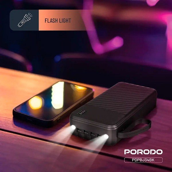 پاور بانک فست شارژ پرودو Piano PDPBJ34 10.5W ظرفیت 20000 میلی آمپر ساعت