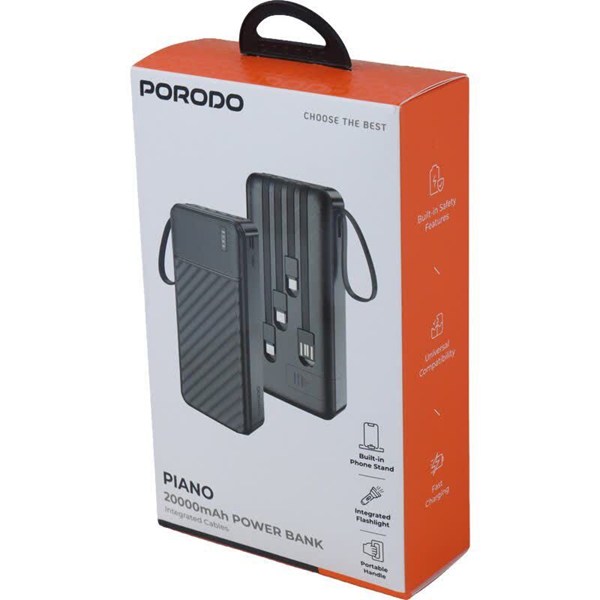 پاور بانک فست شارژ پرودو Piano PDPBJ34 10.5W ظرفیت 20000 میلی آمپر ساعت