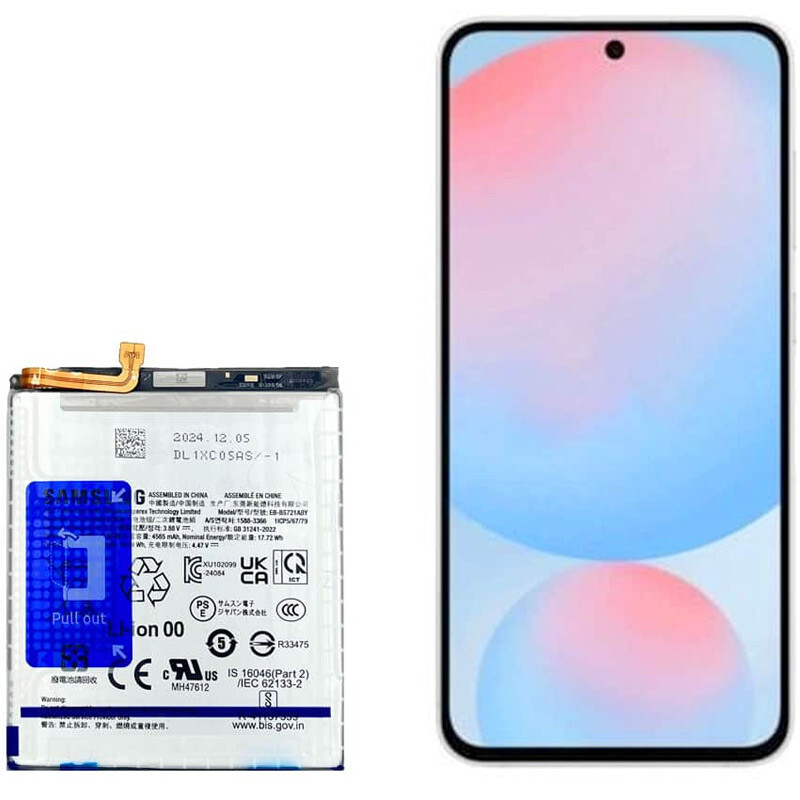 باتری موبایل اورجینال سامسونگ Galaxy S24 FE EB-BS721ABY
