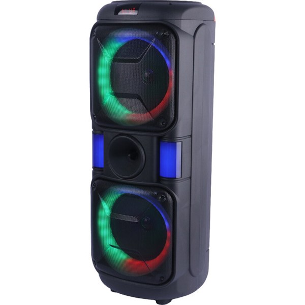 اسپیکر چمدانی بلوتوثی ایکس بیس ABS-8202 + میکروفون و ریموت کنترل