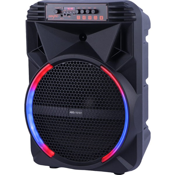 اسپیکر چمدانی بلوتوثی ایکس بیس ABS-15101 + میکروفون و ریموت کنترل