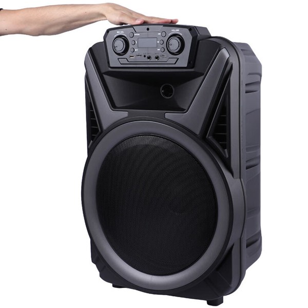 اسپیکر چمدانی بلوتوثی ایکس بیس ABS-15103 + میکروفون و ریموت کنترل