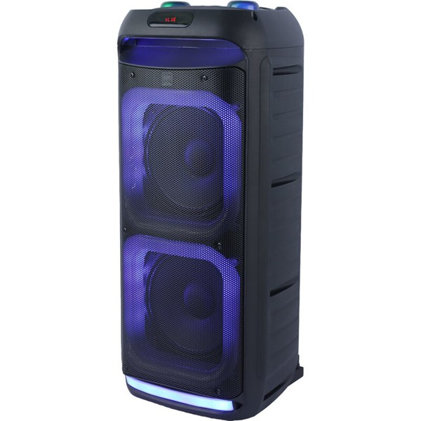 اسپیکر چمدانی بلوتوثی ایکس بیس ABS-8203 + میکروفون و ریموت کنترل
