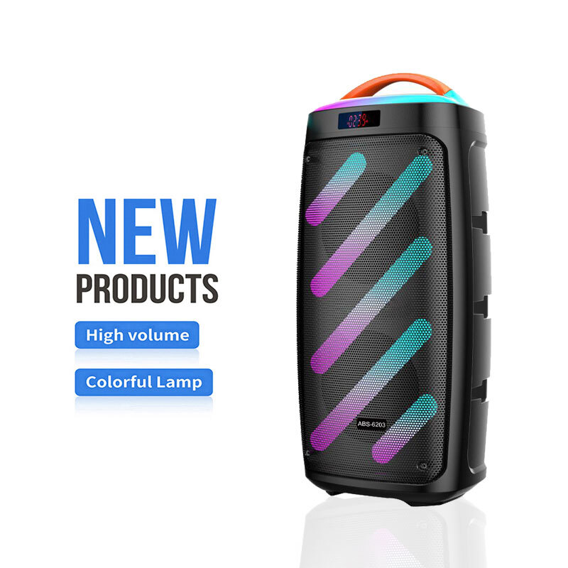 اسپیکر بلوتوثی ABS-6203 + میکروفون و ریموت کنترل