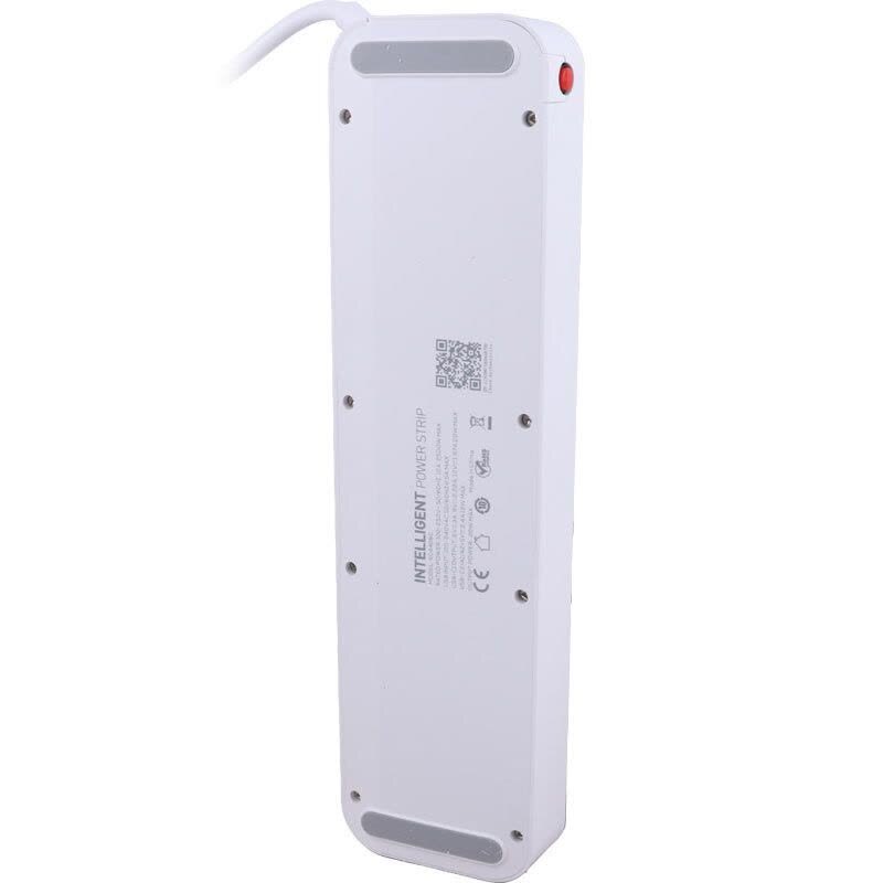 چند راهی 4 خانه ارت دار الدینیو SC4408C با کابل 2 متری + شارژر USB و Type-C