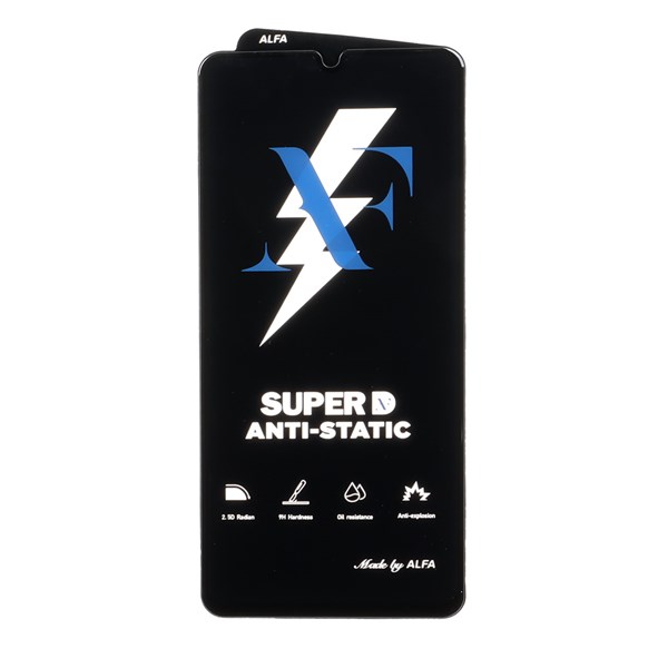 محافظ صفحه نمایش شیشه ای Super D Anti Static ALFA مدل Samsung Galaxy A70 / A70S / A42 / M42
