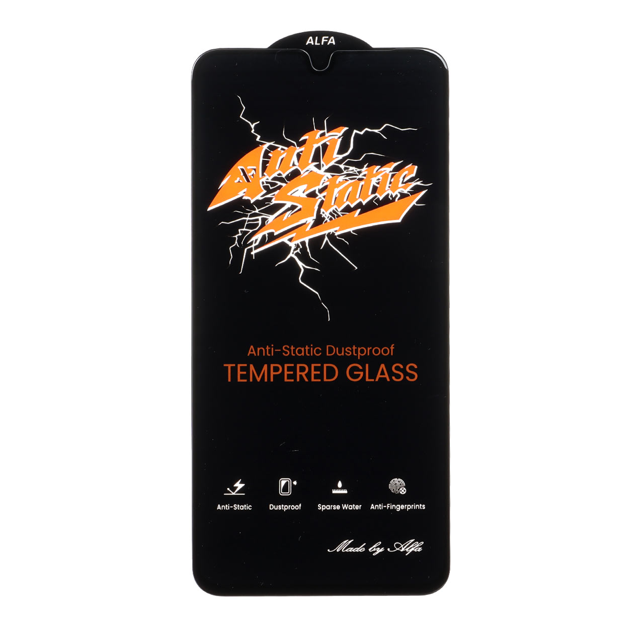 محافظ صفحه نمایش شیشه ای Full Cover Anti Static ALFA مدل Samsung Galaxy A17 / A16 / A26