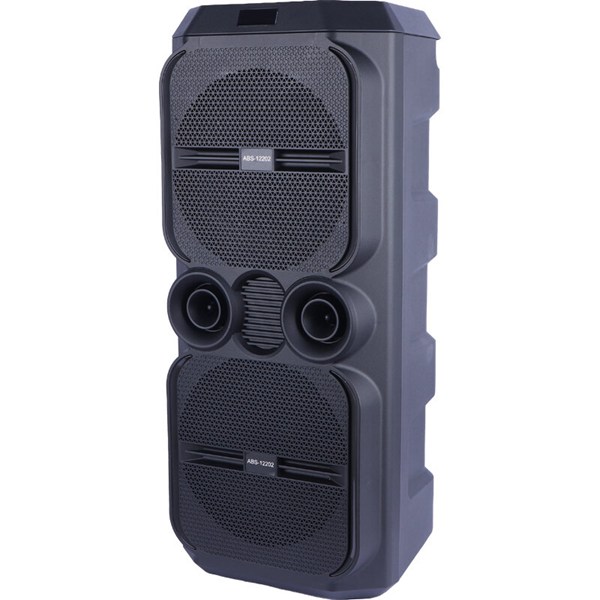 اسپیکر چمدانی بلوتوثی ایکس بیس ABS-12202 + میکروفون و ریموت کنترل