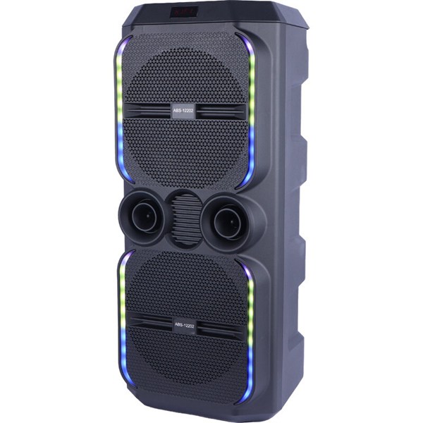 اسپیکر چمدانی بلوتوثی ایکس بیس ABS-12202 + میکروفون و ریموت کنترل