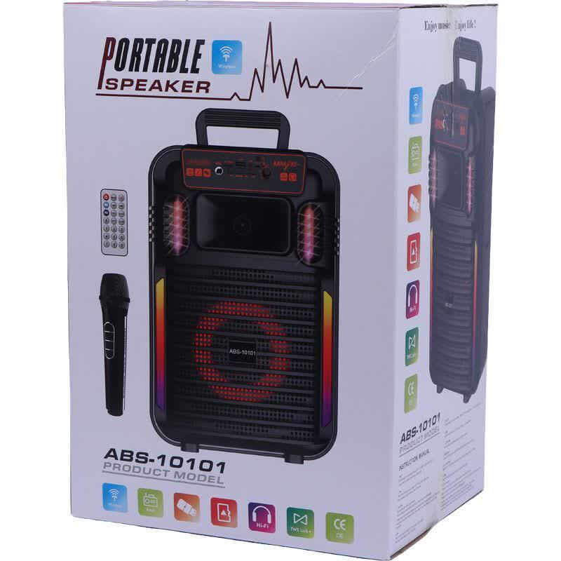 اسپیکر بلوتوثی ABS-10101 + میکروفون و ریموت کنترل