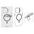قاب اورجینال Q Series Bracket کریستالی Magsafe لنز استندشو Apple iPhone 16 - خاکستری (پک دار)