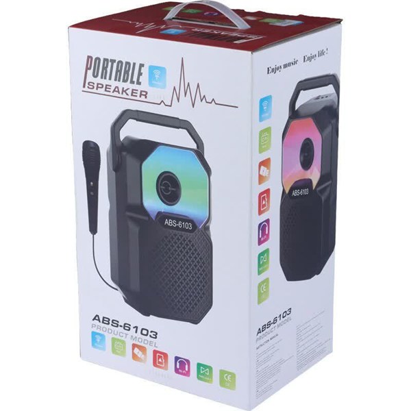 اسپیکر بلوتوثی ABS-6103 + میکروفون