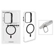 قاب اورجینال Q Series Bracket کریستالی Magsafe لنز استندشو Samsung Galaxy A17 / A16 / A26 - مشکی (پک دار)