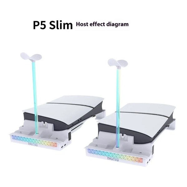 خنک کننده و شارژر دسته PS5 Slim/Pro پی جی تک GP-533S