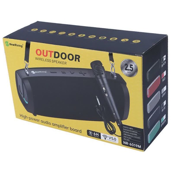 اسپیکر بلوتوثی نیو ریکسینگ NR6019M + میکروفون