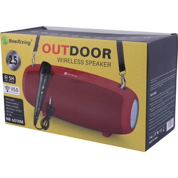 اسپیکر بلوتوثی نیو ریکسینگ NR-6018M + میکروفون