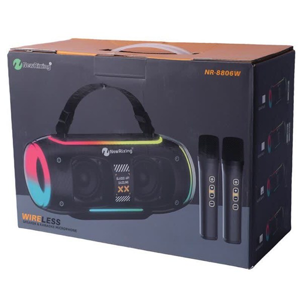 اسپیکر بلوتوثی نیو ریکسینگ NR-8806W + میکروفون