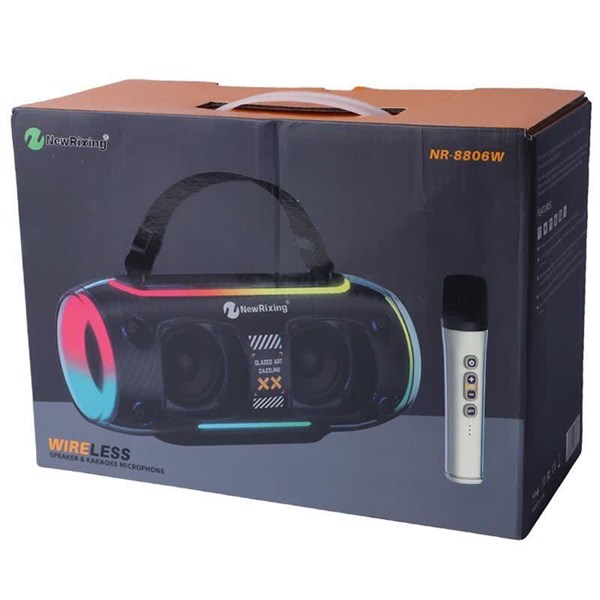 اسپیکر بلوتوثی نیو ریکسینگ NR-8806W + میکروفون