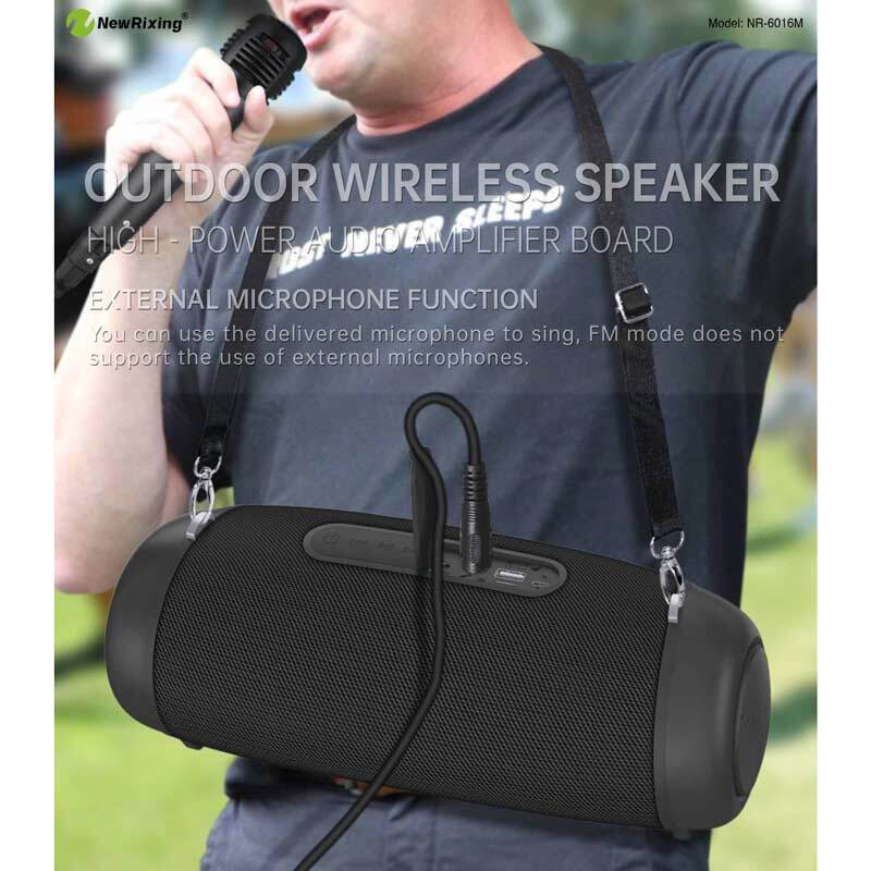 اسپیکر بلوتوثی نیو ریکسینگ NR-6016M + میکروفون