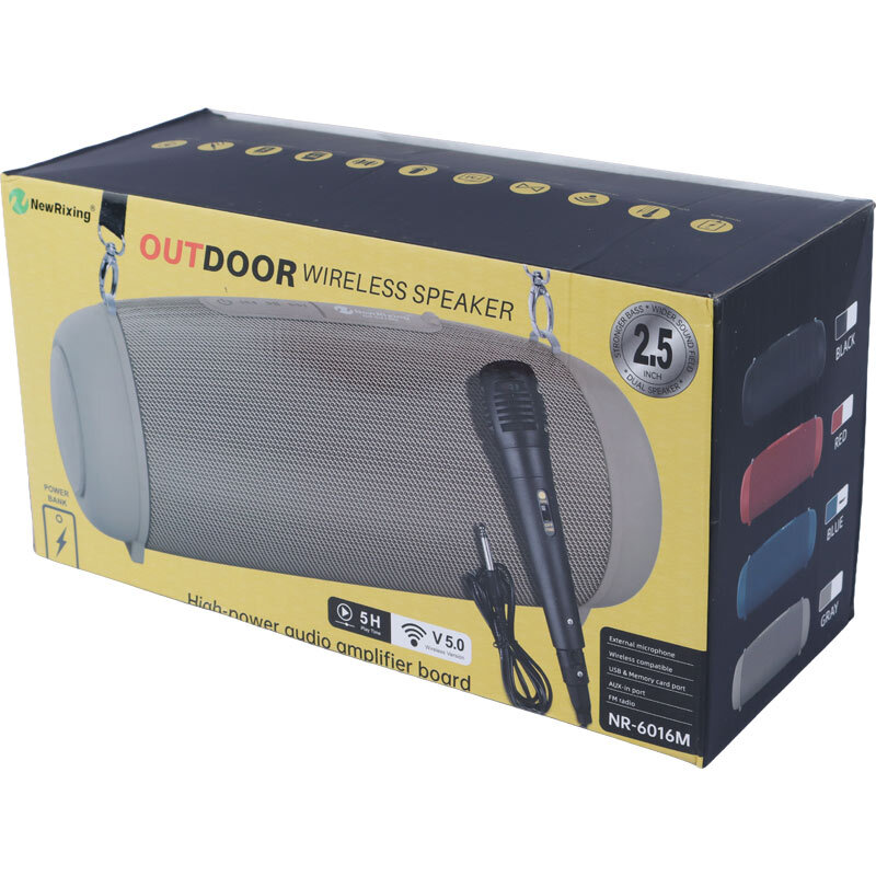 اسپیکر بلوتوثی نیو ریکسینگ NR-6016M + میکروفون