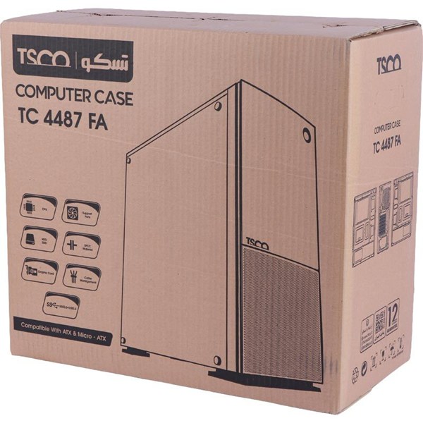 کیس کامپیوتر تسکو TC 4487FA