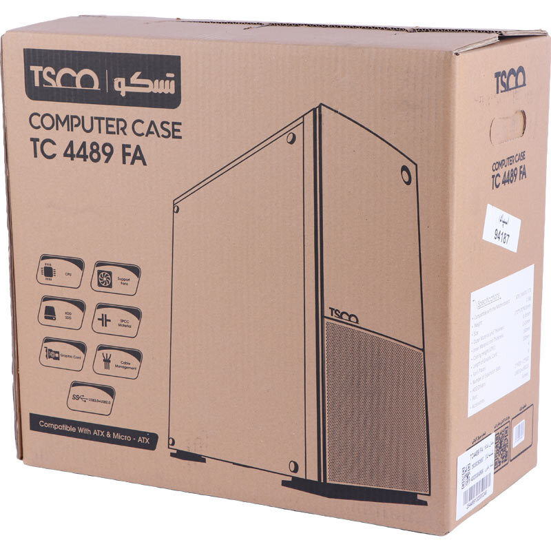 کیس کامپیوتر تسکو TC 4489FA