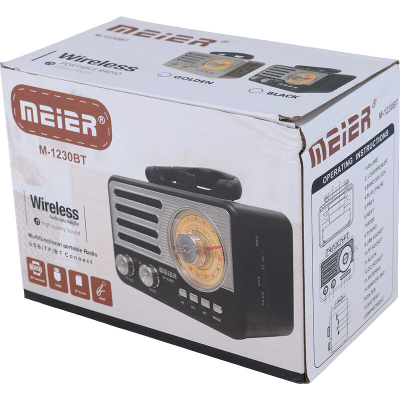 رادیو اسپیکر بلوتوثی مییر M-1230BT