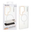 قاب اورجینال Syndee پشت مات MagSafe مدل Samsung Galaxy S25 Ultra - سفید (پک دار )