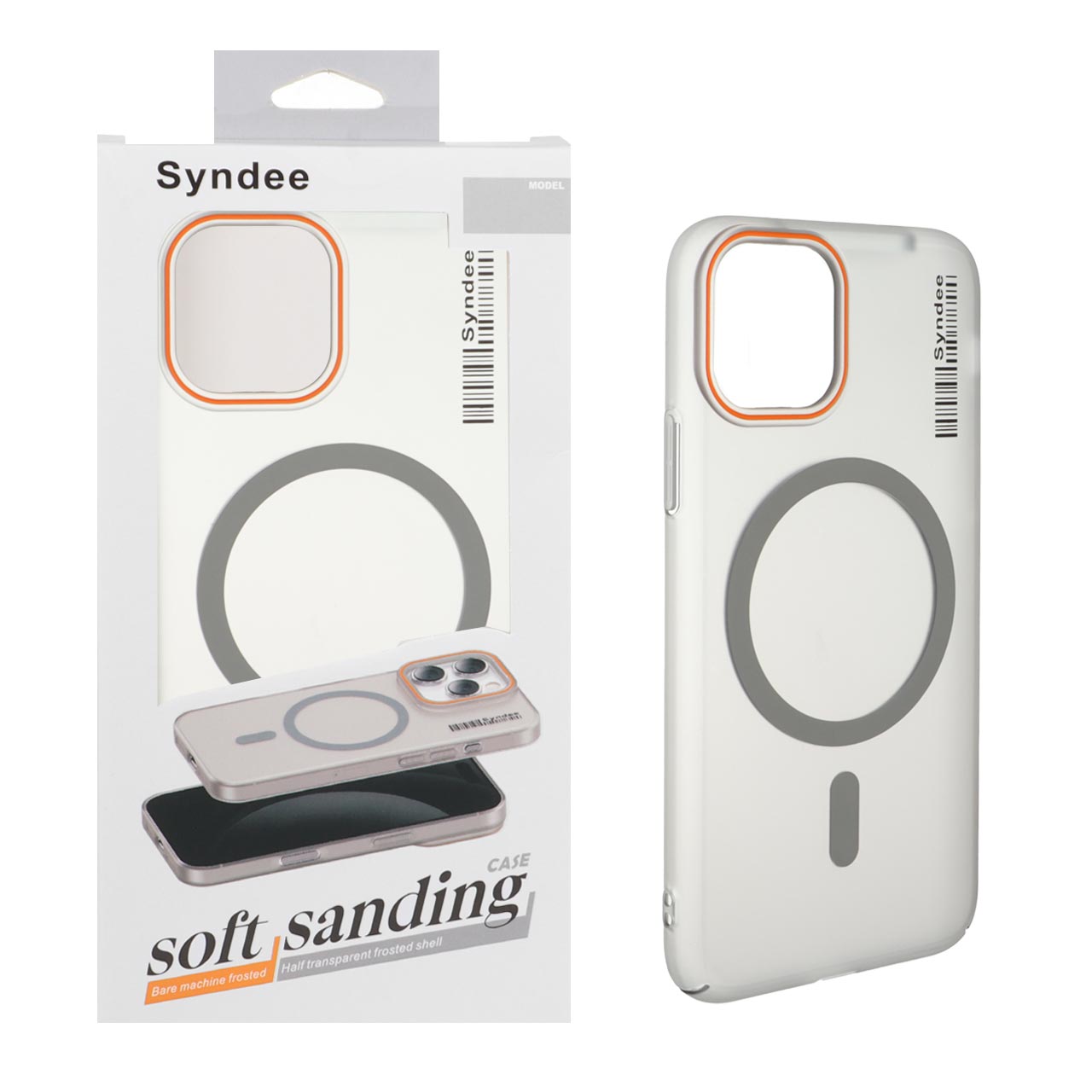 قاب اورجینال Syndee پشت مات MagSafe مدل Apple iPhone 11 Pro - خاکستری (پک دار )