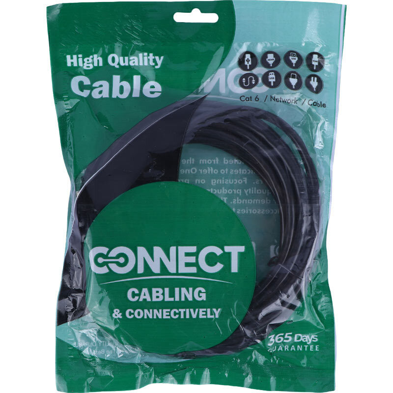 کابل شبکه Cat6 کانکت طول 5 متر