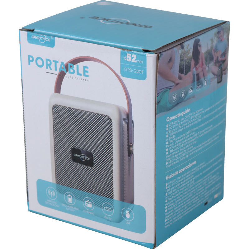 اسپیکر بلوتوثی گریت نایس GTS-2201