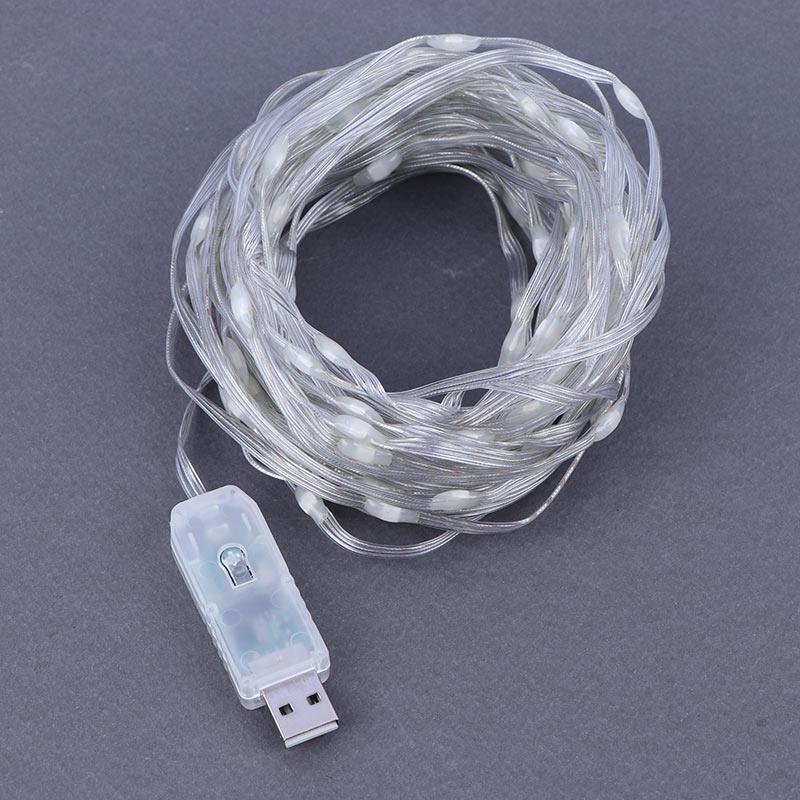 ریسه مفتولی رنگی FAIRY LIGHTS LED طول 10 متر + ریموت کنترل