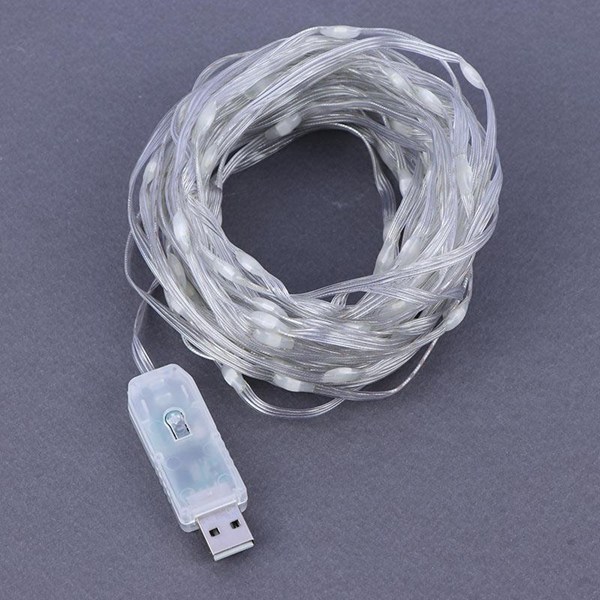 ریسه مفتولی رنگی FAIRY LIGHTS LED طول 10 متر + ریموت کنترل