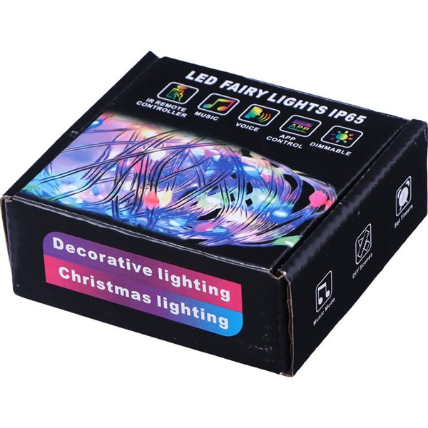 ریسه مفتولی رنگی FAIRY LIGHTS LED طول 10 متر + ریموت کنترل