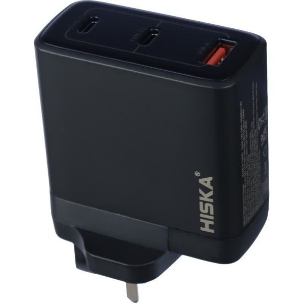 شارژر دیواری 100 وات هیسکا H-156UK GaN QC3.0 PD 5A