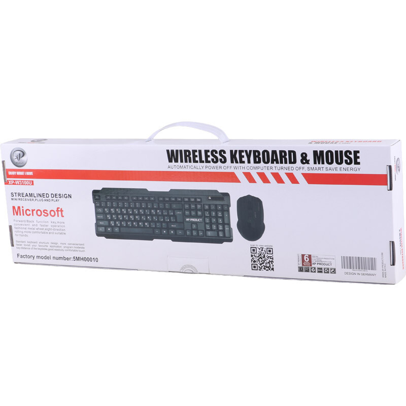 کیبورد و موس بی سیم ایکس پی پروداکت XP-W3100U