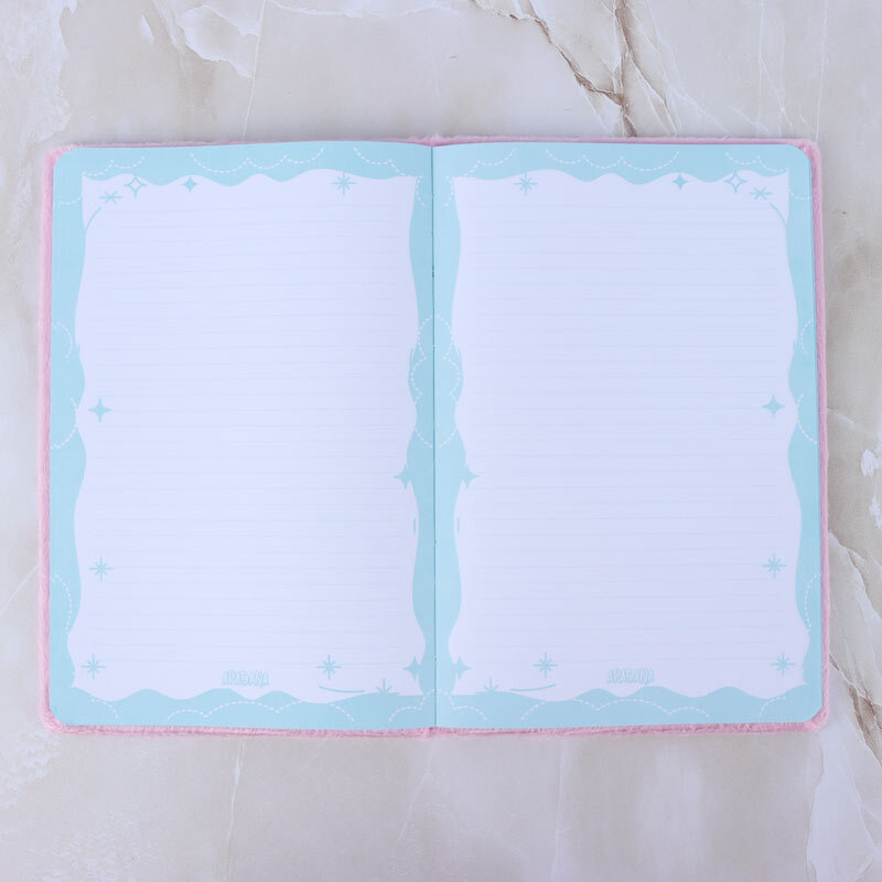 دفتر 100 برگ پارچه ای آپادانا طرح فانتزی کد 65