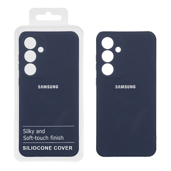قاب نیو سیلیکون محافظ لنزدار RFF مدل Samsung Galaxy S25 FE - سرمه ای (پک دار)