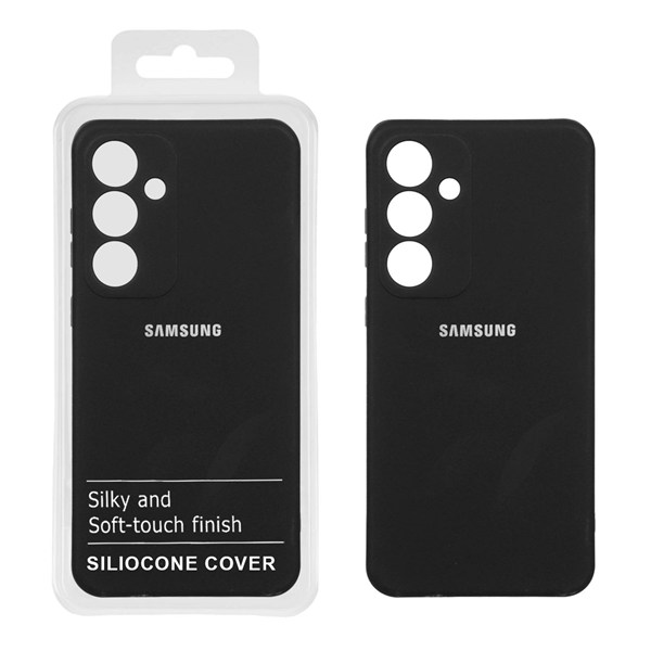 قاب نیو سیلیکون محافظ لنزدار RFF مدل Samsung Galaxy S25 FE - مشکی (پک دار)